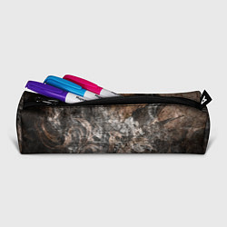 Пенал для ручек Абстракция - brown darkness, цвет: 3D-принт — фото 2