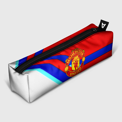 Пенал Манчестер Юнайтед полосы геометрия / 3D-принт – фото 1