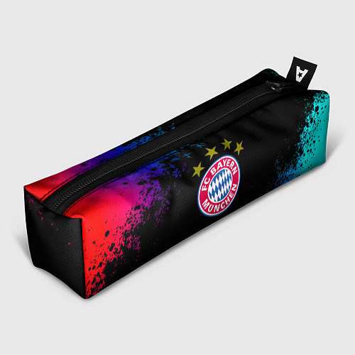Пенал Бавария Мюнхен краски неон градиент / 3D-принт – фото 1