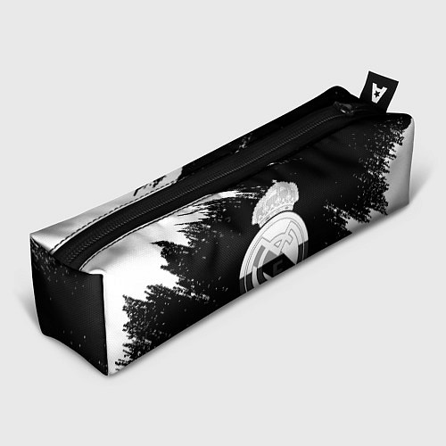 Пенал Реал Мадрид черно белые краски / 3D-принт – фото 1