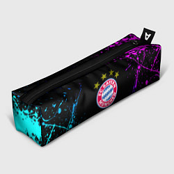 Пенал для ручек Бавария Мюнхен неоновые краски всплеск, цвет: 3D-принт