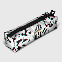 Пенал для ручек Ювентус геометрия глитч, цвет: 3D-принт