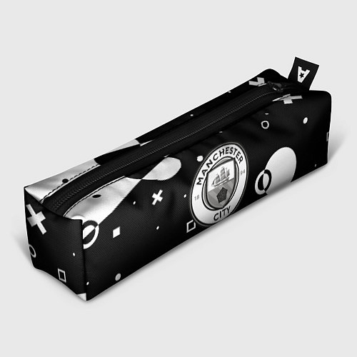 Пенал Манчестер сити геометрия блэк / 3D-принт – фото 1