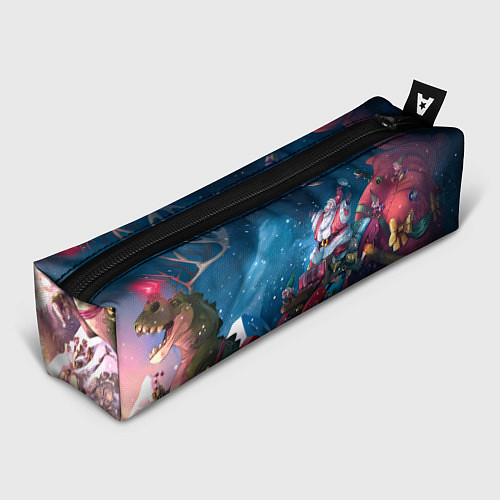 Пенал Санта с динозавром / 3D-принт – фото 1