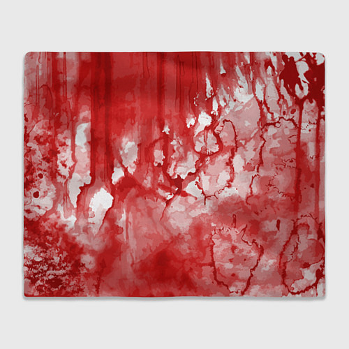 Плед Кровь акварельная на Хеллоуин / 3D-Велсофт – фото 1