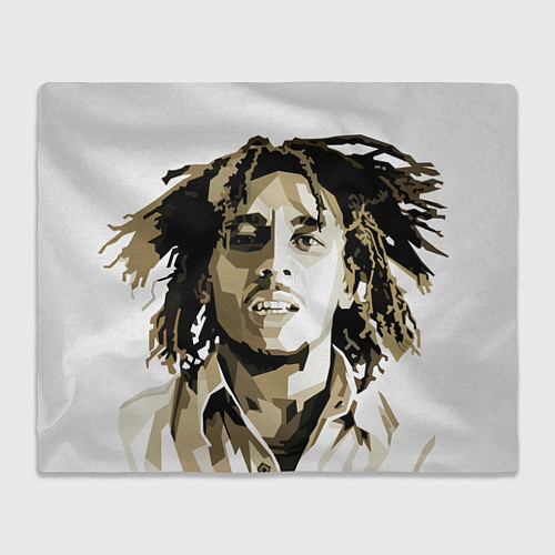 Плед Bob Marley: Mono / 3D-Велсофт – фото 1