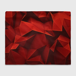 Плед флисовый Грани геометрии, цвет: 3D-велсофт
