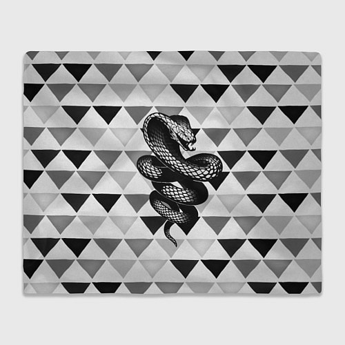 Плед Snake Geometric / 3D-Велсофт – фото 1