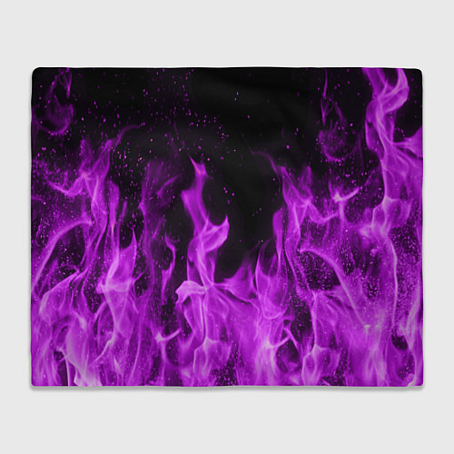 Плед Фиолетовый огонь / 3D-Велсофт – фото 1