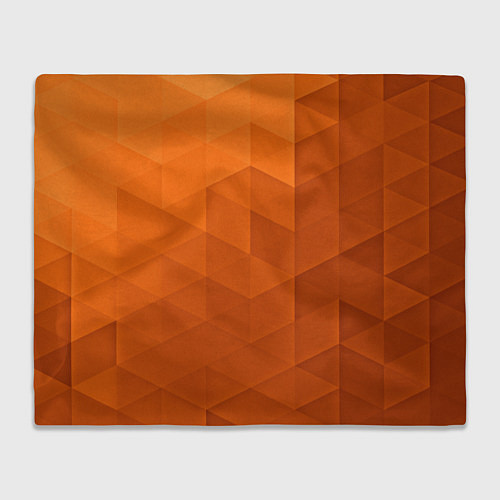 Плед Orange abstraction / 3D-Велсофт – фото 1