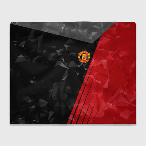 Плед FC Manchester United: Abstract / 3D-Велсофт – фото 1