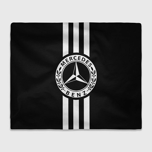 Плед Mercedes-Benz Black / 3D-Велсофт – фото 1