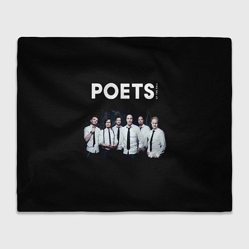 Плед Poets of the Fall - poster / 3D-Велсофт – фото 1