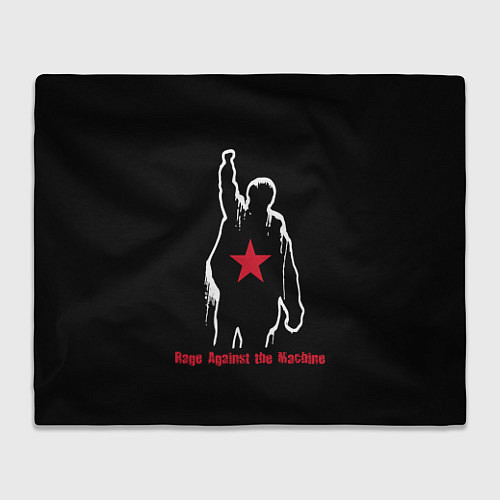 Плед Rage Against the Machine - album cover / 3D-Велсофт – фото 1