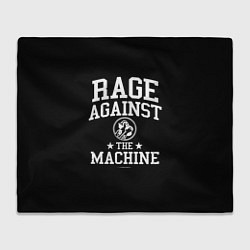 Плед флисовый Rage Against the Machine, цвет: 3D-велсофт