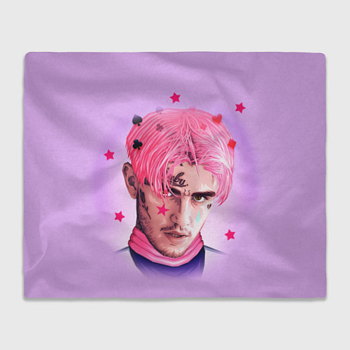 Плед Lil Peep: Pink Edition / 3D-Велсофт – фото 1