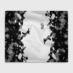 Плед флисовый FC Juventus: White Original, цвет: 3D-велсофт