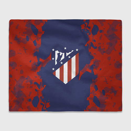 Плед FC Atletico Madrid: Blue & Red / 3D-Велсофт – фото 1