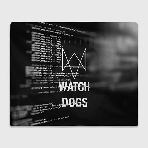 Плед Watch Dogs: Hacker / 3D-Велсофт – фото 1