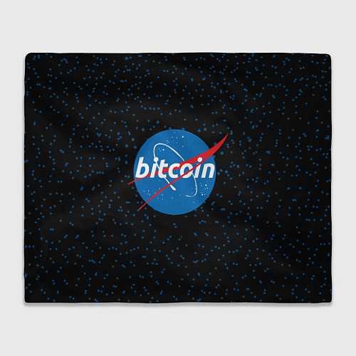 Плед Bitcoin NASA / 3D-Велсофт – фото 1