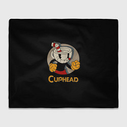 Плед флисовый Cuphead: Mugman, цвет: 3D-велсофт
