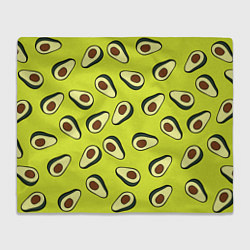 Плед флисовый Стиль авокадо, цвет: 3D-велсофт