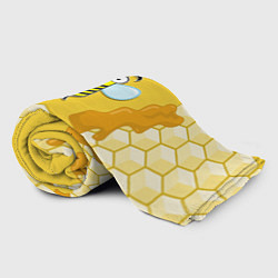 Плед флисовый Веселая пчелка, цвет: 3D-велсофт — фото 2