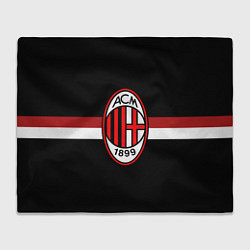 Плед флисовый AC Milan 1899, цвет: 3D-велсофт