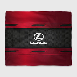 Плед флисовый Lexus Sport, цвет: 3D-велсофт