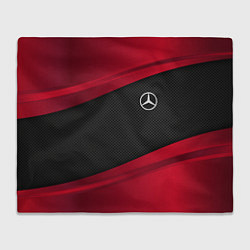 Плед флисовый Mercedes Benz: Red Sport, цвет: 3D-велсофт