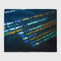Плед флисовый Programming Collection, цвет: 3D-велсофт