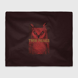 Плед флисовый Twin Peaks: Red Owl, цвет: 3D-велсофт