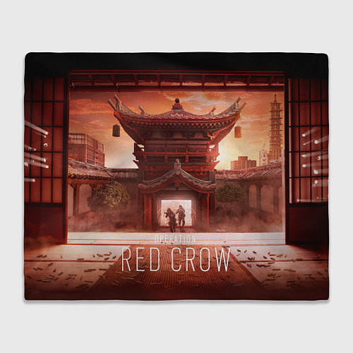 Плед R6S: Red Crow / 3D-Велсофт – фото 1