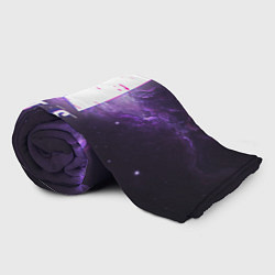 Плед флисовый BTS: Violet Space, цвет: 3D-велсофт — фото 2