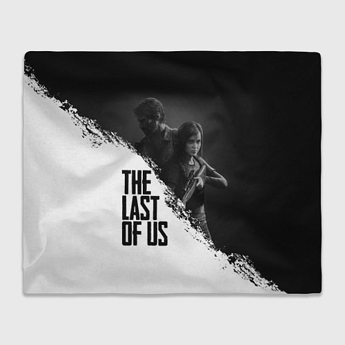 Плед The Last of Us: White & Black / 3D-Велсофт – фото 1