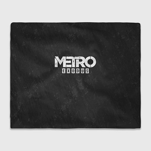 Плед Metro Exodus: Space Grey / 3D-Велсофт – фото 1
