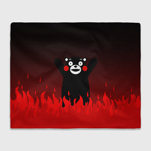 Плед Kumamon: Hell Flame / 3D-Велсофт – фото 1