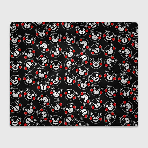 Плед Kumamon Faces / 3D-Велсофт – фото 1