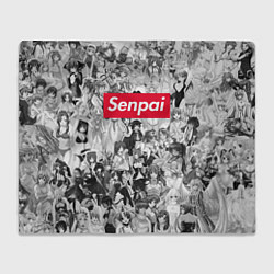 Плед флисовый SENPAI Stories, цвет: 3D-велсофт