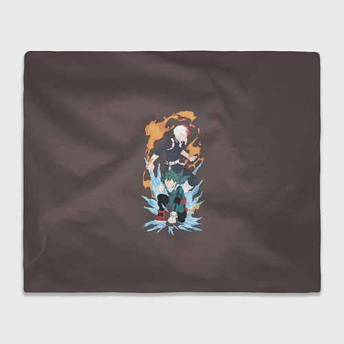 Плед Deku & Shouto / 3D-Велсофт – фото 1