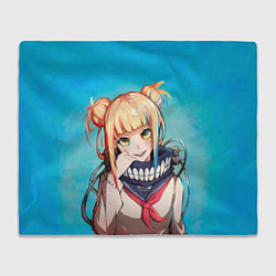 Плед флисовый My Hero Academia Himiko Toga, цвет: 3D-велсофт