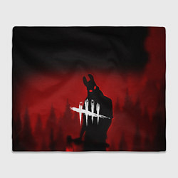 Плед флисовый Dead by Daylight, цвет: 3D-велсофт