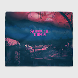 Плед флисовый Stranger Things: Pink Heaven, цвет: 3D-велсофт