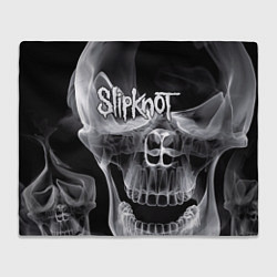 Плед флисовый Slipknot Death, цвет: 3D-велсофт