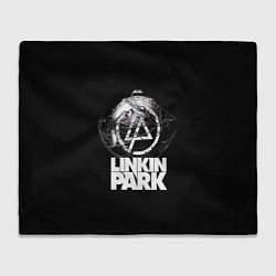 Плед флисовый Linkin Park, цвет: 3D-велсофт