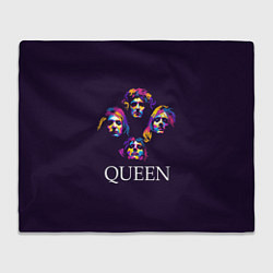 Плед флисовый Queen: Fan Art, цвет: 3D-велсофт