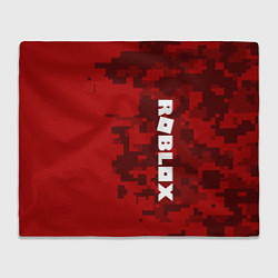 Плед флисовый ROBLOX: Red Camo, цвет: 3D-велсофт