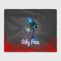 Плед флисовый Sally Face: Rock Star, цвет: 3D-велсофт
