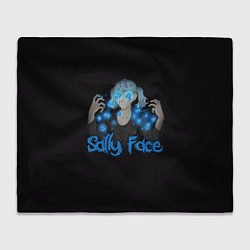 Плед флисовый Sally Face: Blue Magic, цвет: 3D-велсофт