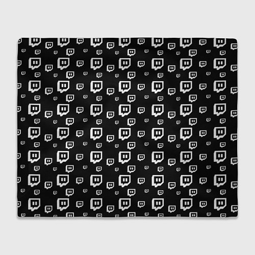 Плед Twitch: Black Pattern / 3D-Велсофт – фото 1